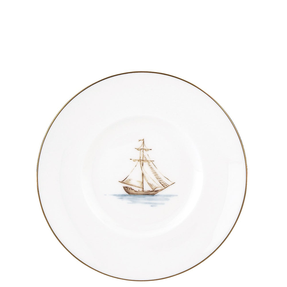 Lenox British Colonial Tradewind Dessert Plate Blue, WHITE PORCELAIN 6226823