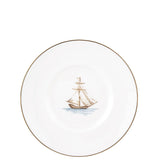 British Colonial Tradewind Dessert Plate: Porcelain, 7.25