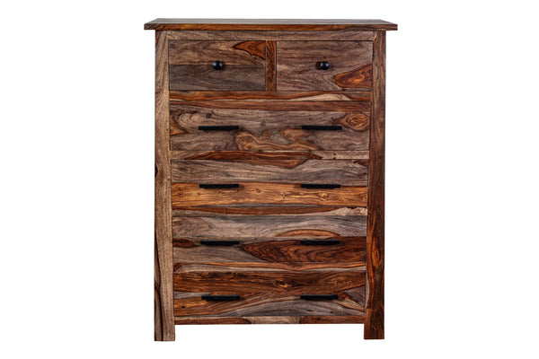 Porter Designs Kalispell Solid Sheesham Wood Chest - Handcrafted Arts & Crafts Inspired Elegance Brown Wood 04-196-03-2439