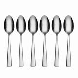 Lenox Oneida Nocha Everyday Flatware Dinner Spoons, Set of 6 Metallic, STAINLESS METAL H098006D