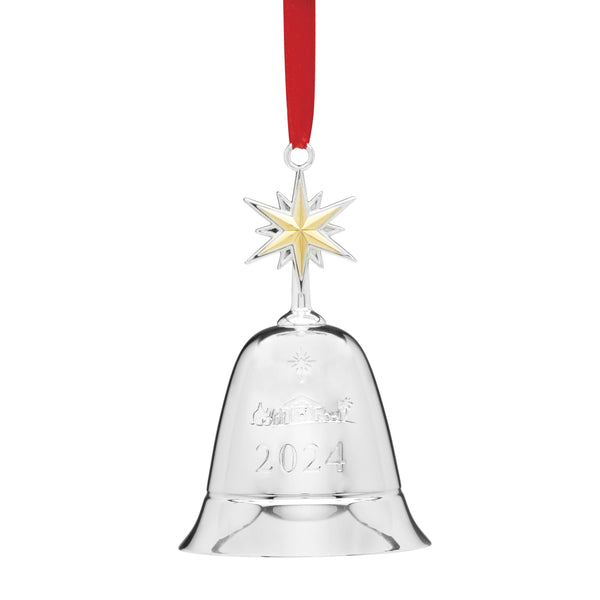 Lenox 2024 Annual Musical Bell Ornament Metallic, SLVR PLATE METAL 896168