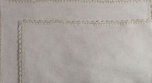 Surya Audrey 8" X 8" Cozy Bedding Swatch - Rustic Cotton & Linen Charm For Inviting Home Decor Style Taupe Cotton,Linen,Cotton,Linen Aud4000-sw