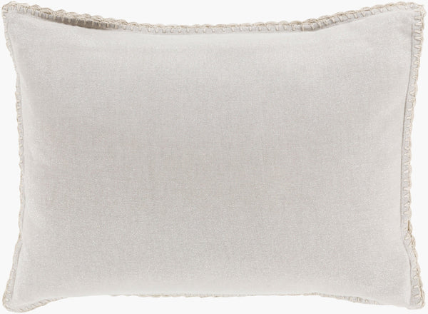Surya Audrey 26"W X 26"L Sham - Rustic Cotton & Linen Decor For Cozy Spaces With 30-day Warranty Taupe Cotton,Linen,Cotton,Linen Aud4000-s