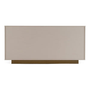 VIG Furniture Auer Cream Ash Mid-Century Buffet With Brushed Gold Accents, Ample Storage, Adjustable Shelves, Ready-To-Use VGGMW-1603A-CRM