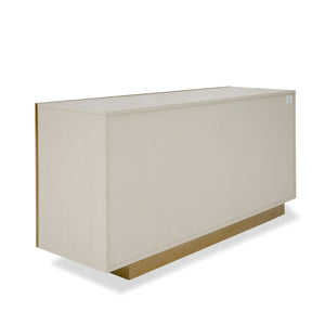 VIG Furniture Modrest Auer - Mid-Century Modern Cream Ash + Gold Buffet VGGMW-1603A-CRM