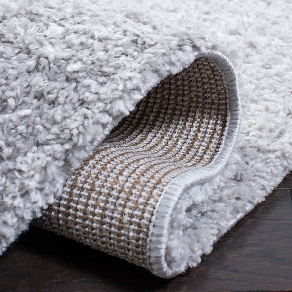 Safavieh August 500 Power Loomed Shag Rug Beige / Charcoal AUG532H-9