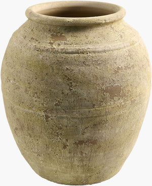 Livabliss Aarush Handcrafted Ceramic Vase Bohemian Global Artisan Accent for Shelf or Entryway Rust 15"H x 14"W x 14"D AUHA001-151414