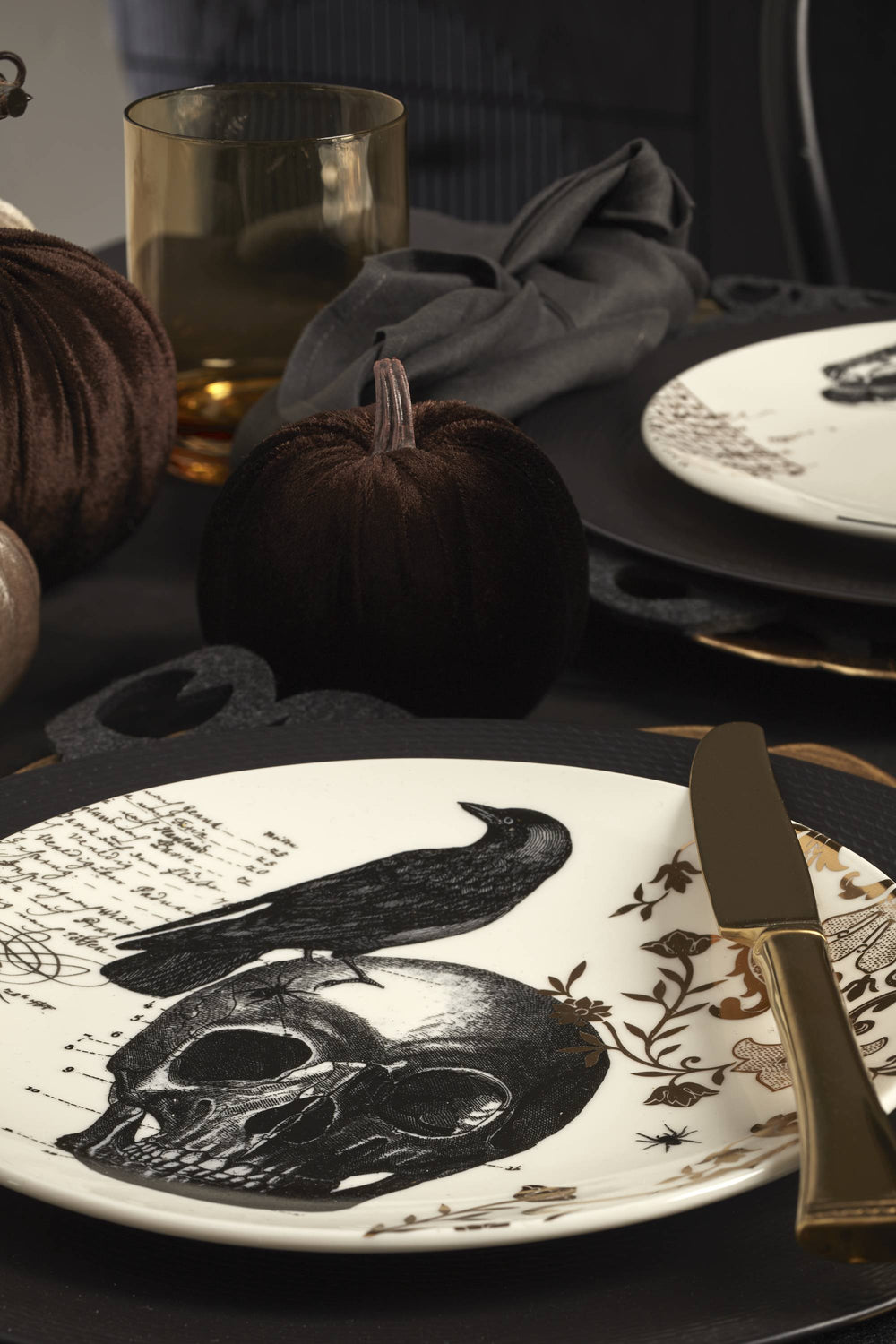 Lenox LX Collective Black Dinner Plates, Set of 4 White, BLACK PORCELAIN 895246