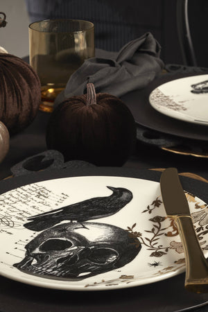 Lenox LX Collective Black Dinner Plates, Set of 4 White, BLACK PORCELAIN 895246