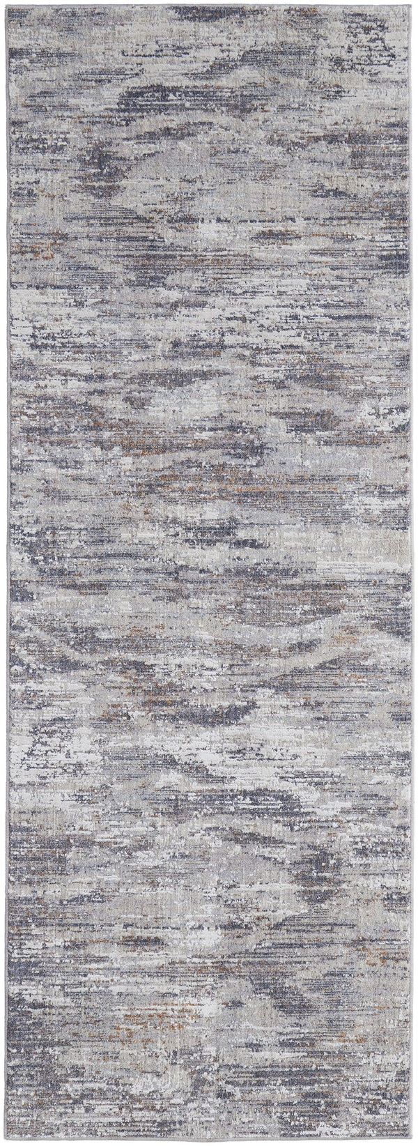 Feizy Rugs Lennon Abstract Distressed Rug - Durable Polyester & Polypropylene For Sophisticated Home Décor Taupe,Tan,Orange Polyester,Polypropylene Len39fyfgrymlti1c