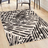 Orian Rugs American Heritage Shell Stop Machine Woven Polypropylene Transitional Area Rug Natural Polypropylene