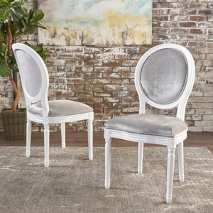 Christopher Knight Home® - Noble House - Phinnaeus Contemporary Velvet Dining Chairs (Set of 2)