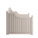 Homelegance By Top-Line Esteban Traditional Paneled Wood Daybed White Rubberwood