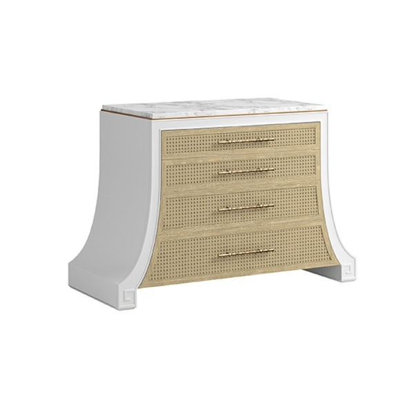 A.R.T. Furniture Eave Accent Chest – Elegant Coastal-Inspired Storage Solution for Modern Farmhouse Interiors White 436397-1866