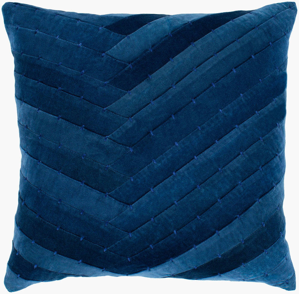 Surya Aviana Glam Modern 18”X18” Accent Pillow - Luxurious Cotton Comfort For Stylish Home Décor Teal Cotton,Cotton Ava001-2222