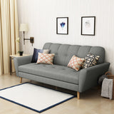 Christopher Knight Home® - Noble House - Treston Mid Century Grey Fabric Sofa