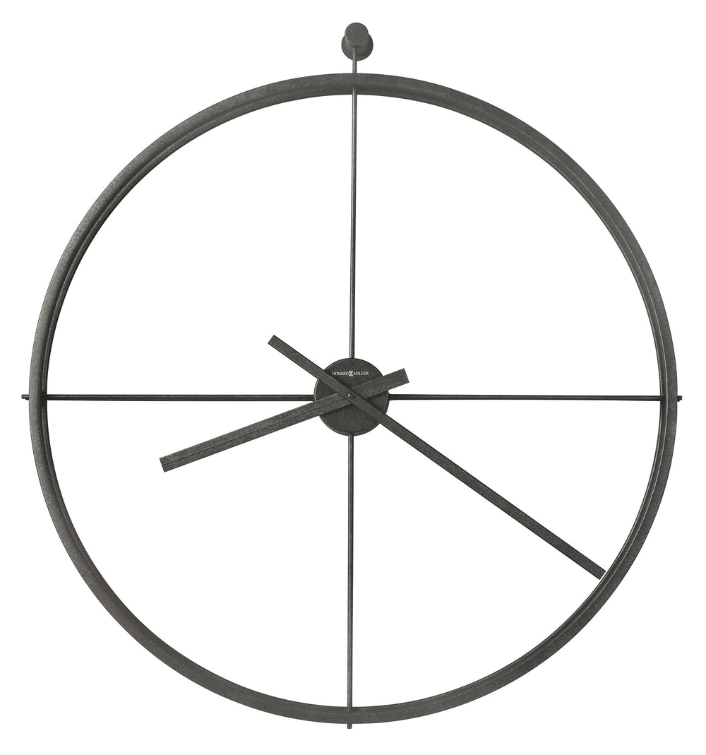 Hekman Furniture 625796 Charcoal Double Suspended Ring Wall Clock With Stylish Design And Quartz Movement  Lura Wall Clock 625796