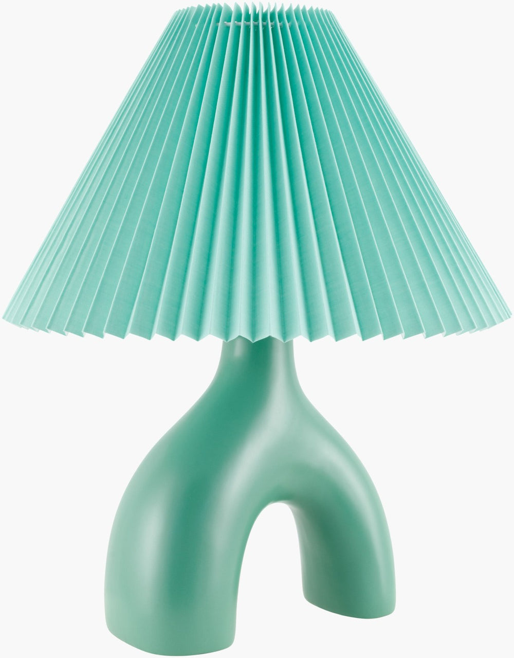 Livabliss Alvik Art Deco Ceramic Table Lamp with Linen Shade for Bedroom or Living Room AVK-006