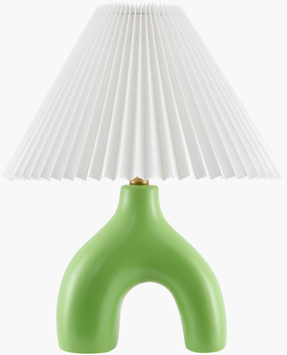 Livabliss Alvik Ceramic Art Deco Table Lamp with Linen Shade for Warm Ambient Living Spaces AVK-007