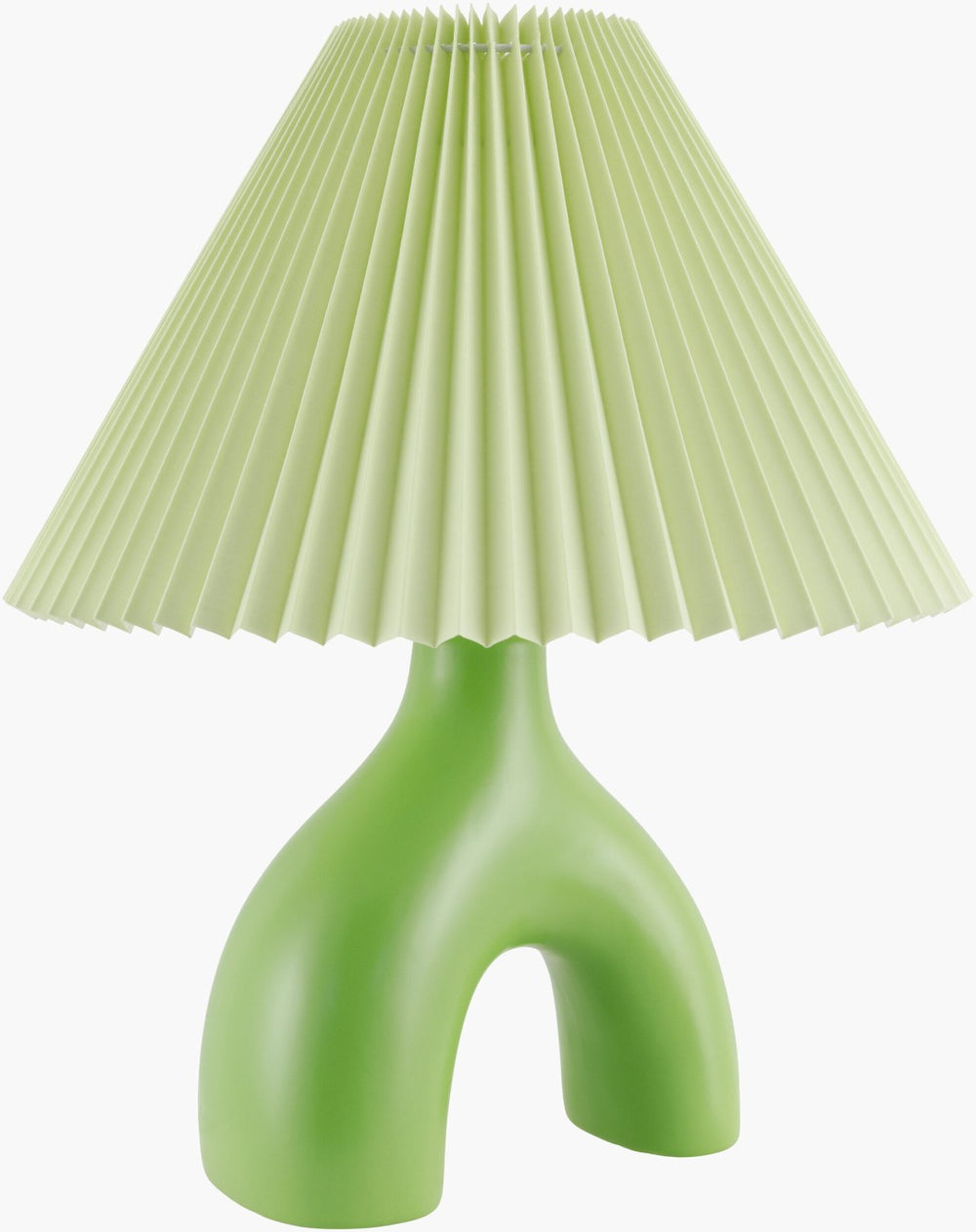 Livabliss Alvik Ceramic Art Deco Accent Lamp with Linen Shade for Warm Ambient Glow AVK-008