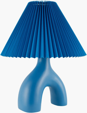 Livabliss Alvik Art Deco Ceramic Table Lamp with Dual Linen Shade for Warm Ambient Glow AVK-012