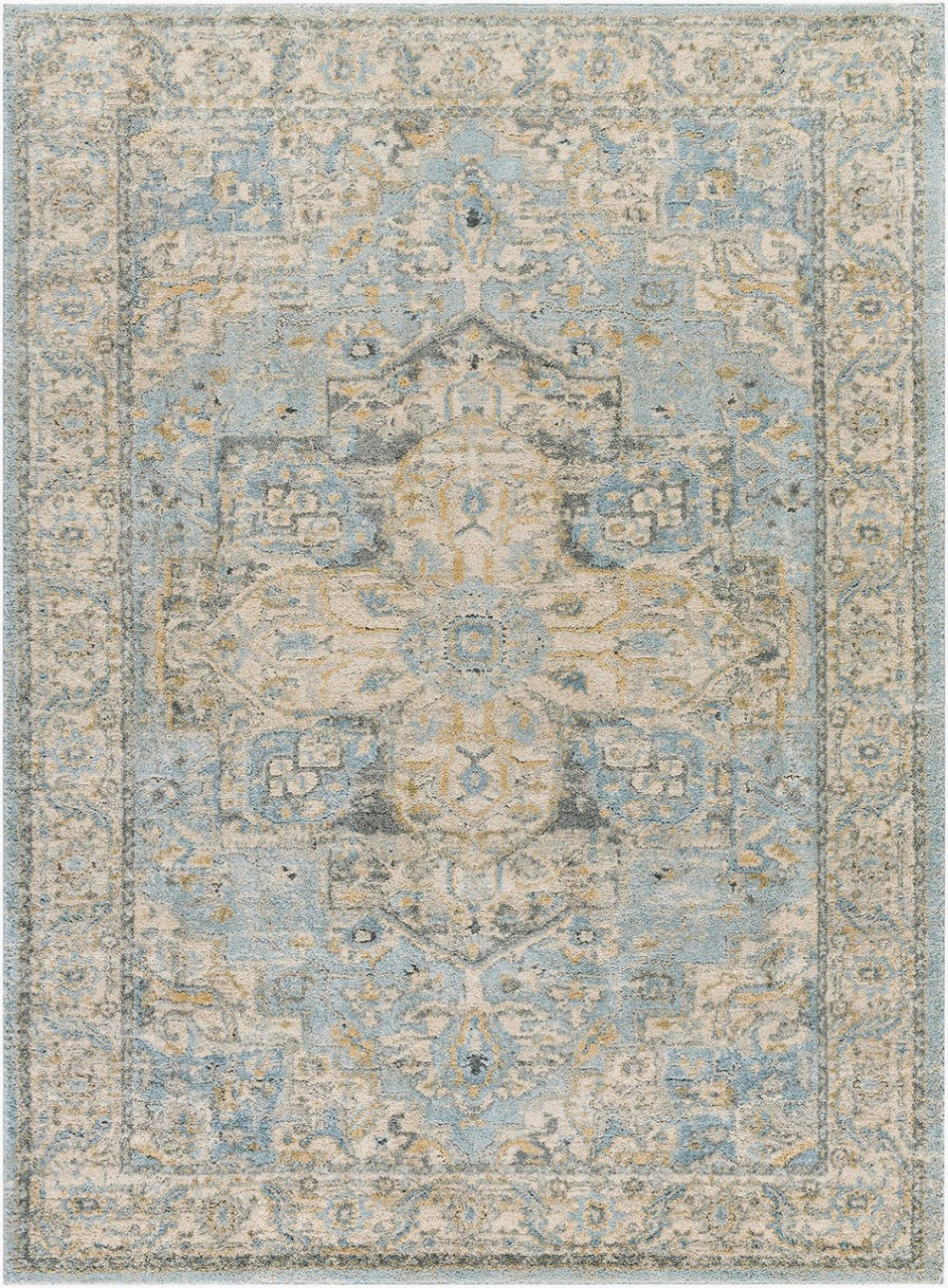 Livabliss Avellino High Pile Turkish Machine Woven Polypropylene Plush Living Room Area Rug Light Beige, Li 9'2" x 12' AVL2300-9212