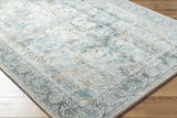 Avellino AVL-2301 9'2" x 12' Machine Woven Rug AVL2301-9212  Light Beige, Light Gray, Gray, Pale Blue, Deep Teal, Denim Surya