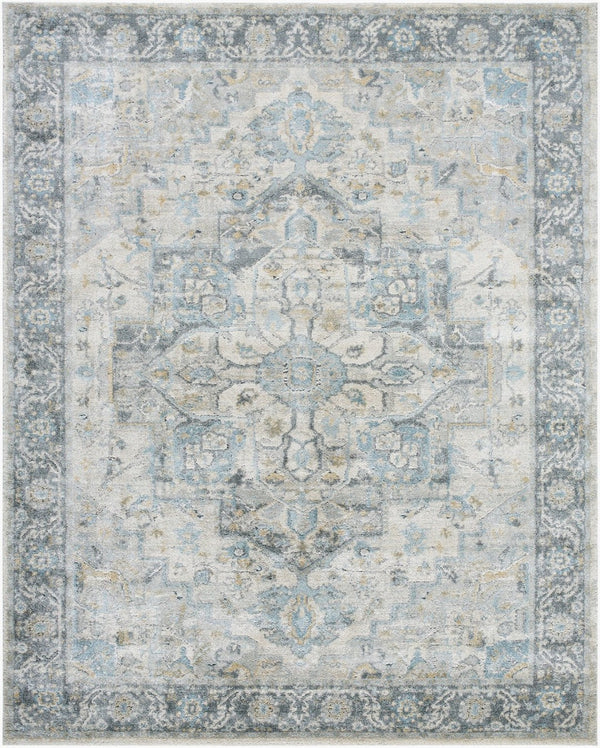 Livabliss Avellino Turkish Machine Woven High Pile Area Rug for Living Room or Dining Space Light Beige, Li 7'10" x 10' AVL2301-71010