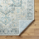 Avellino AVL-2301 9'2" x 12' Machine Woven Rug AVL2301-9212  Light Beige, Light Gray, Gray, Pale Blue, Deep Teal, Denim Surya