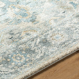 Avellino AVL-2301 9'2" x 12' Machine Woven Rug AVL2301-9212  Light Beige, Light Gray, Gray, Pale Blue, Deep Teal, Denim Surya