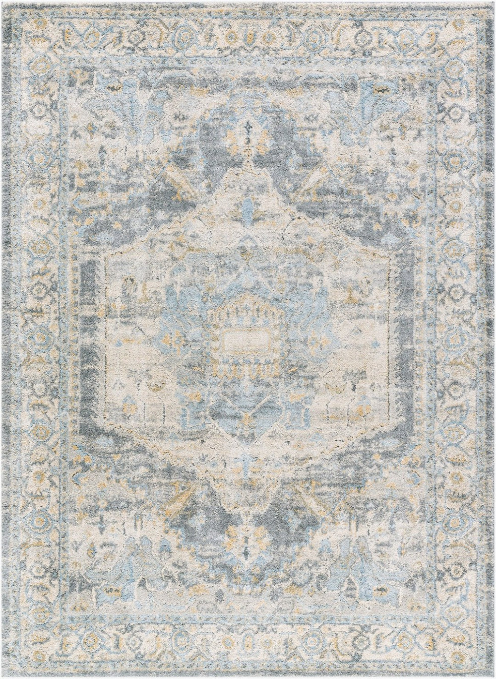 Livabliss Avellino High Pile Plush Area Rug Polypropylene Blend for Living Room Floors Light Beige, Li 10' x 14' AVL2303-1014