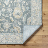 Avellino AVL-2305 9'2" x 12' Machine Woven Rug AVL2305-9212  Light Beige, Gray, Light Gray, Pale Blue, Tan, Deep Teal Surya