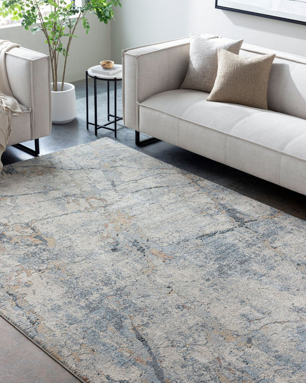 Livabliss Avellino High Pile Polypropylene Area Rug for Living Room Transitional Warmth Light Beige, Li 5'3" x 7' AVL2306-537