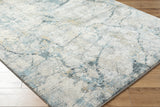 Avellino AVL-2307 9'2" x 12' Machine Woven Rug AVL2307-9212  Light Beige, Light Gray, Gray, Pale Blue, Tan, Deep Teal Surya