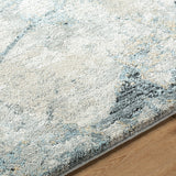 Avellino AVL-2307 9'2" x 12' Machine Woven Rug AVL2307-9212  Light Beige, Light Gray, Gray, Pale Blue, Tan, Deep Teal Surya