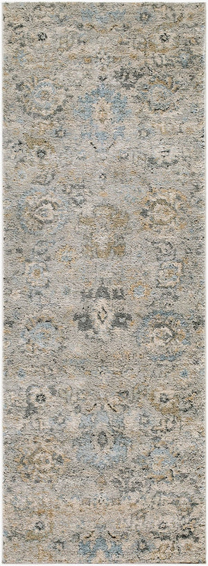 Livabliss Avellino Plush High Pile Area Rug Machine Woven in Turkey for Living Rooms Light Gray, Lig 2'7" x 7'3" AVL2308-2773