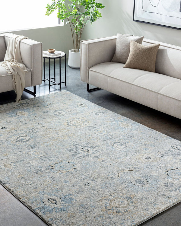 Livabliss Avellino Plush High Pile Area Rug Machine Woven in Turkey for Living Rooms Light Gray, Lig 6'7" x 9'2" AVL2308-6792