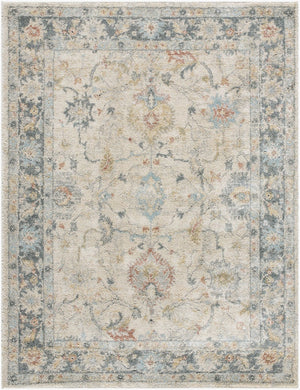 Livabliss Avellino High Pile Turkish Woven Polypropylene Area Rug for Large Living Rooms Light Beige, Li 5'3" x 7' AVL2309-537