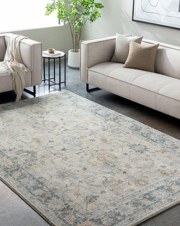 Livabliss Avellino High Pile Turkish Woven Polypropylene Area Rug for Large Living Rooms Light Beige, Li 7'10" x 10' AVL2309-71010