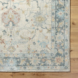 Avellino AVL-2309 9'2" x 12' Machine Woven Rug AVL2309-9212  Light Beige, Light Gray, Gray, Tan, Pale Blue, Deep Teal Surya