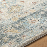 Avellino AVL-2309 9'2" x 12' Machine Woven Rug AVL2309-9212  Light Beige, Light Gray, Gray, Tan, Pale Blue, Deep Teal Surya