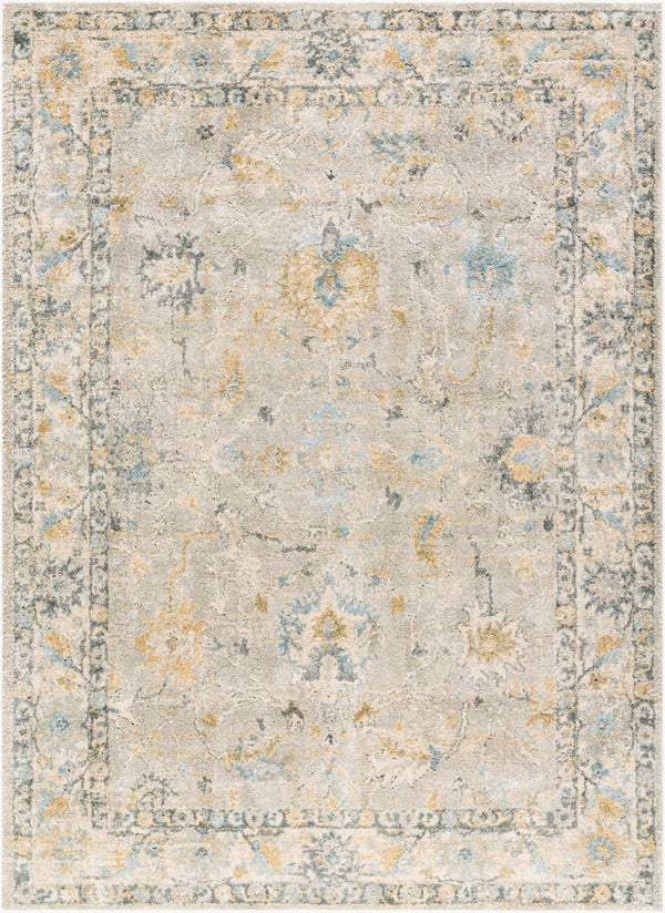Livabliss Avellino Plush High Pile Turkish Area Rug Polypropylene Blend for Living Rooms Light Gray, Lig 6'7" x 9'2" AVL2310-6792