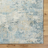 Avellino AVL-2312 9'2" x 12' Machine Woven Rug AVL2312-9212  Light Gray, Light Beige, Gray, Deep Teal, Pale Blue, Tan Surya