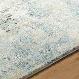 Avellino AVL-2312 9'2" x 12' Machine Woven Rug AVL2312-9212  Light Gray, Light Beige, Gray, Deep Teal, Pale Blue, Tan Surya