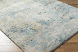 Avellino AVL-2313 9'2" x 12' Machine Woven Rug AVL2313-9212  Light Gray, Light Beige, Pale Blue, Tan, Deep Teal, Gray Surya