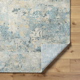 Avellino AVL-2313 9'2" x 12' Machine Woven Rug AVL2313-9212  Light Gray, Light Beige, Pale Blue, Tan, Deep Teal, Gray Surya