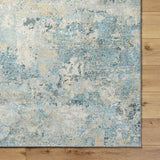 Avellino AVL-2313 9'2" x 12' Machine Woven Rug AVL2313-9212  Light Gray, Light Beige, Pale Blue, Tan, Deep Teal, Gray Surya