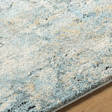 Avellino AVL-2313 9'2" x 12' Machine Woven Rug AVL2313-9212  Light Gray, Light Beige, Pale Blue, Tan, Deep Teal, Gray Surya