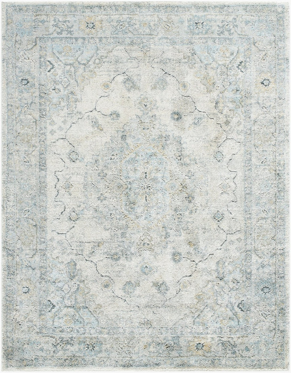 Livabliss Avellino Plush High Pile Area Rug Turkey Woven Polypropylene Blend Living Room Light Beige, Li 6'7" x 9'2" AVL2314-6792