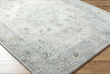 Avellino AVL-2314 9'2" x 12' Machine Woven Rug AVL2314-9212  Light Beige, Light Gray, Gray, Deep Teal, Pale Blue, Tan Surya